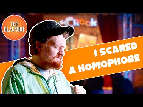 I SCARED a Homophobe!! | Robert Moriarty | The Blackout