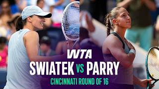 Iga Swiatek vs. Diane Parry | 2026 Cincinnati Round of 16 | WTA Match Highlights