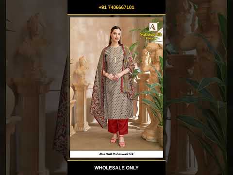 Alok Suit Maheswari Silk – product video thumbnail