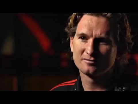Gutted James Hird after 2001 Grand Final loss