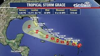 Saturday evening tropics forecast update