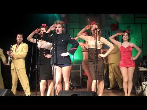 Satin Dollz - Shoo Shoo Baby with the Jive Aces at Pasadena [2011]