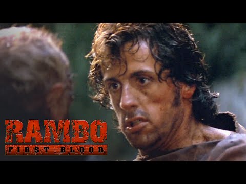 'Rambo vs. Helicopter' EXTENDED Scene | Rambo: First Blood