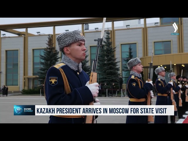 Kazakh President arrives in Moscow for state visit