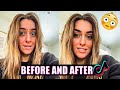 Before And After Bold Glamour TikTok Filter