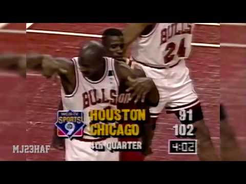 Mad Max (Vernon Maxwell) GONE MAD Playing Physical with MJ (1992.01.25)