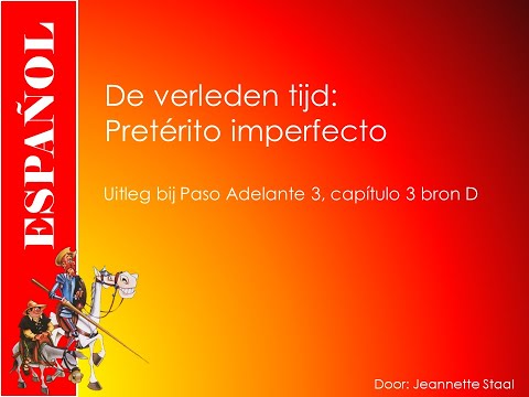 Spaans leren met Flip Spaans: verleden tijd - pretérito imperfecto