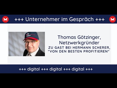 Netzwerkgründer Thomas Götzinger im Gespräch mit Erfolgsautor Hermann Scherer