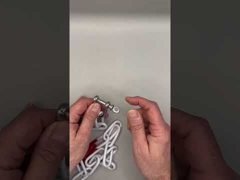Attaching Dee Shackle to Chain