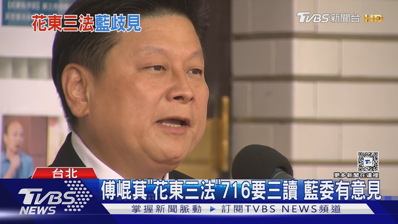 傅崐萁「花東三法」716要三讀 藍委有意見