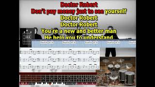Dr. Robert Beatles isolated vocals John  drum and bass lyrics chords tabs