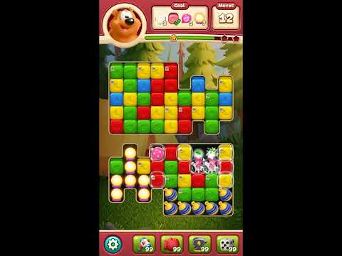 Toon Blast Level 7796 - NO BOOSTERS 🐻🐺🐱 | SKILLGAMING ✔️