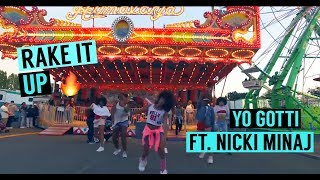 Rake It Up - Yo Gotti ft. Nicki Minaj | Official Dance Video | #Curlsisters