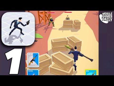 AGENT ACTION Gameplay Walkthrough Part 1 - Missions 1-5 (iOS Android) - YouTube
