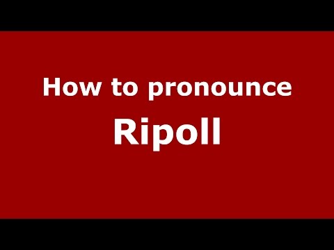 How to pronounce Ripoll (Colombian Spanish/Colombia)  - PronounceNames.com
