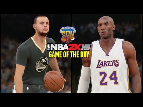 NBA 2K15 (PS4): Lakers vs Warriors Sim (NBA Game Of The Day) (60FPS HD Gameplay)