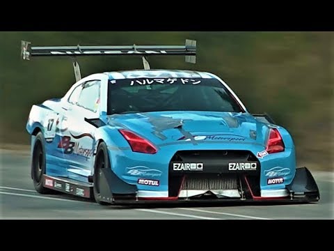 1200hp Nissan GT-R R35 "Harumagedon" — Dramatic Winning Run — Simola Hillclimb 2018