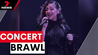 Aussie pop icon Tina Arena stops Melbourne concert after ‘brawl’ breaks out | 7NEWS