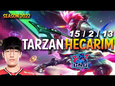 LNG Tarzan HECARIM vs NIDALEE Jungle - KR Ranked