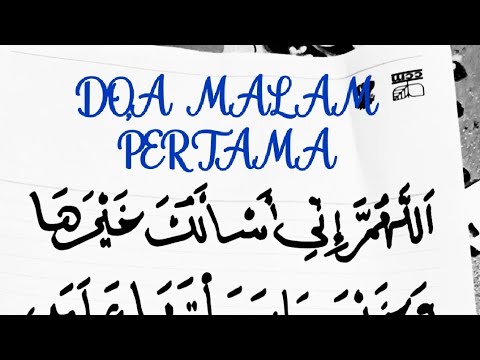 Do,a malam pertama( pengantin baru)