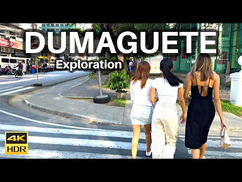 Walking Around DUMAGUETE CITY Negros Oriental Philippines [4K HDR]