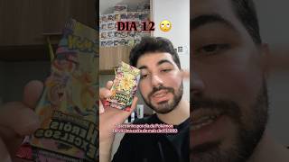 Dia 12 abrindo um pacote de Pokémon por dia até vir uma carta de R$1000 #pokemon #pokemontcg