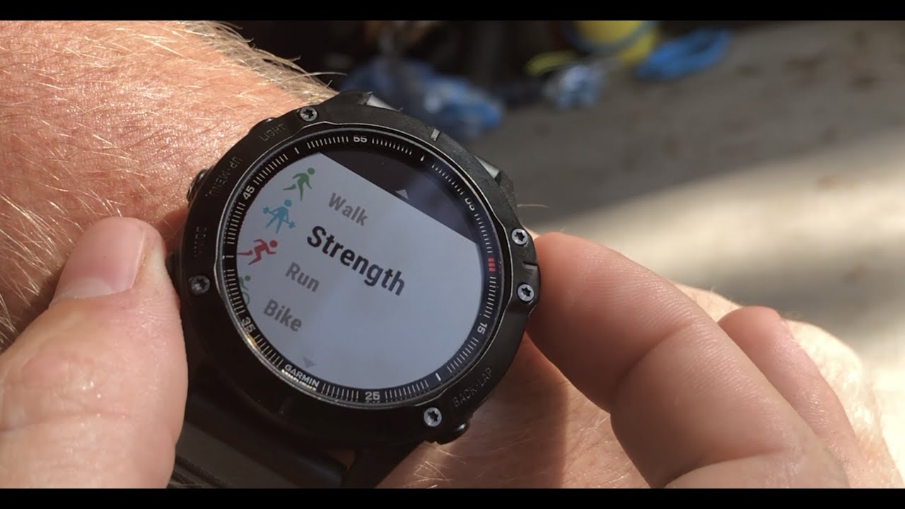 Garmin Fenix 6 Pro Strength Test