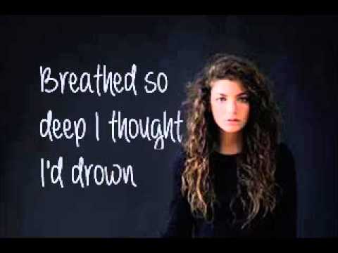 Lorde Biting Down (Lyrics)