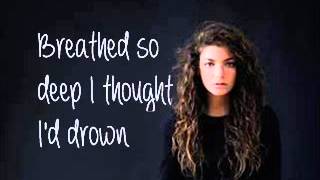 Lorde Biting Down (Lyrics)