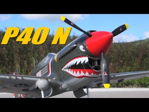 P-40N Giant Scale w/flaps & retracts 1700mm EPO - HobbyKing Product Video