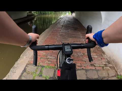 Connah Quay docks, river Dee back via the old Blacon railway line