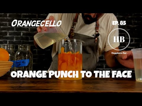 Orange Punch to the Face! Homemade Orangecello Recipe!