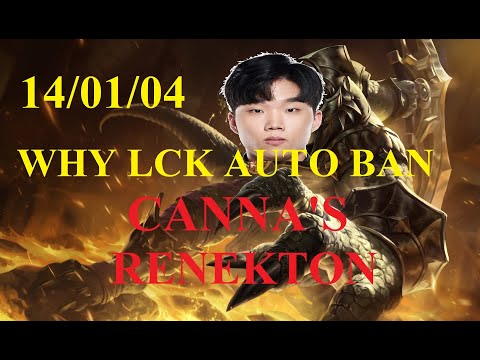 T1 Canna TOP Renekton | T1 칸나 레넥톤 Carry Mireu, Zenit, Onfleek  [Kr challenger] | Canna stream