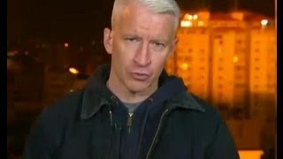 Gaza Strip: Anderson Cooper Shaken in Blast