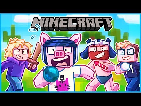 Me and my friends spleef all over each other... (Minecraft Mini Games)