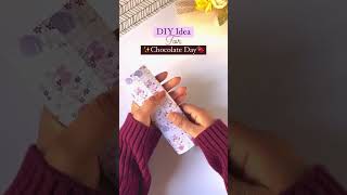 DIY chocolate wrap #gift #rakshabandhan #friendshipday #love #craftiquegifts #craft