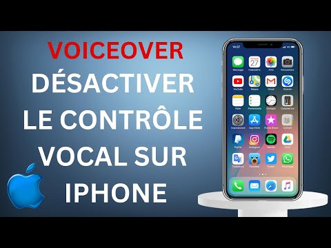 Comment activer ou désactiver la voix sur un iPhone qui parle  (Mode VoiceOver)