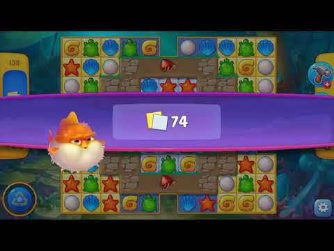 Fishdom - Level 136 - 140 - Gameplay