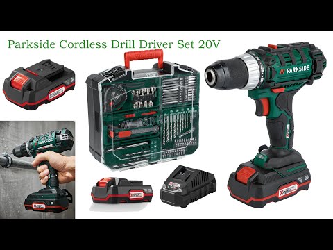 Parkside Cordless Drill Driver Set 20V PABS 20-Li F7 TESTING