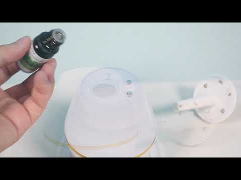 250ml Cool Mist Humidifier Ultrasonic Aroma Essential Oil Diffuser