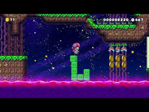 Snake Jungle (Night) by Marcelo306 - Super Mario Maker 2 - No Commentary 1bz