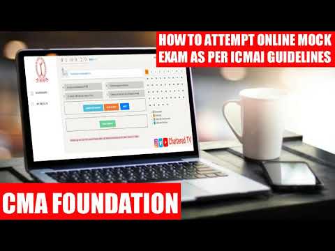 Live Demo: How To Attempt CMA Foundation Dec 2022 Online Mock Exam | CMA Foundation Online Exam