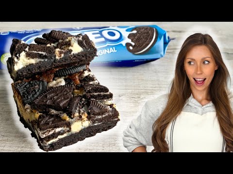 The Easiest Dessert You'll Ever Make! 4-ingredient Oreo Magic Bars