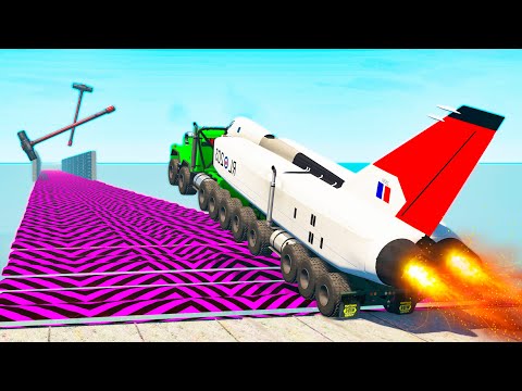 Air Speed Bumps Crashes #8- Beamng drive