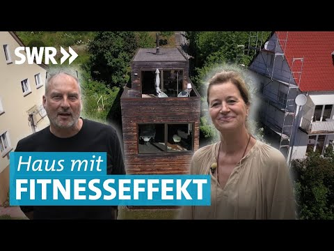 Extrem schmales Haus am Steilhang