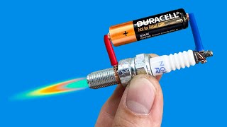 How To Make a Simple Welding Machine From Spark Plugs at Home!