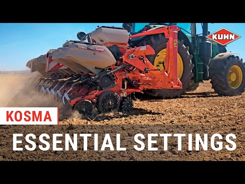 The essential settings | KOSMA