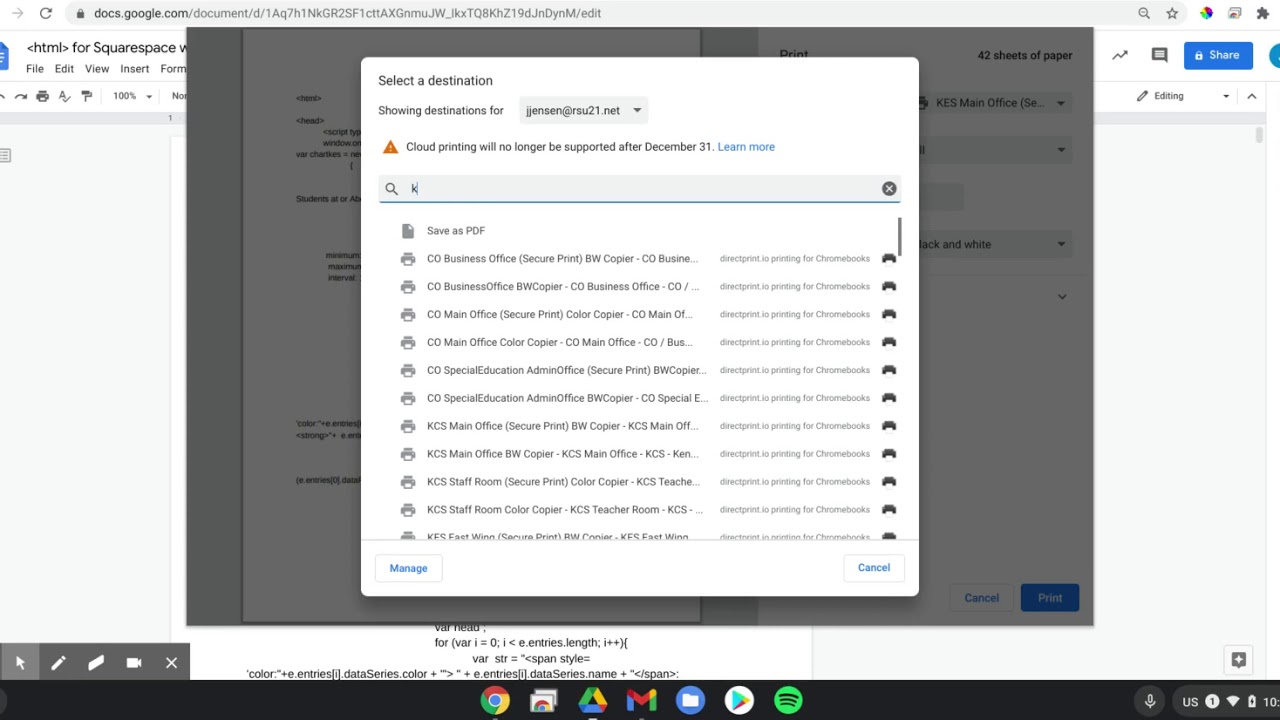 Secure Print directprintio