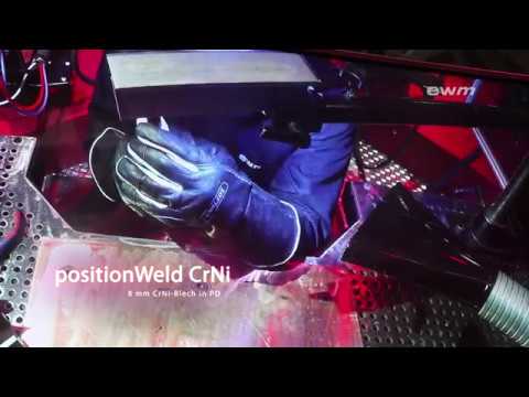 Welding demonstration – EWM Positionweld