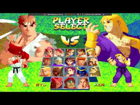 Street Fighter Alpha 2 || Shadowonlive (BR) Vs [E.L.T.] GOD ESCANOR (BR) || Play date 26 July 25